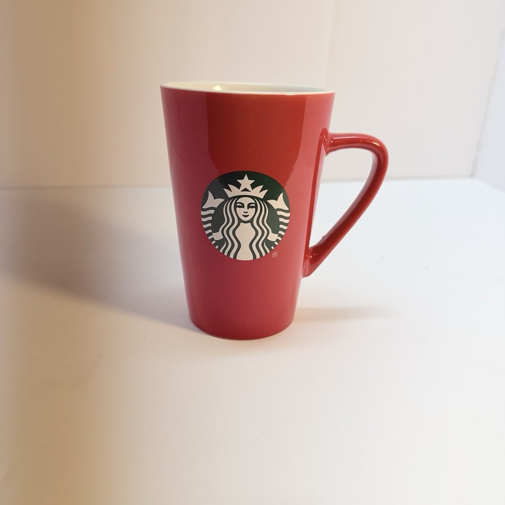 Starbucks 2020 Red Ceramic Coffee Mug Cup, 12 oz.